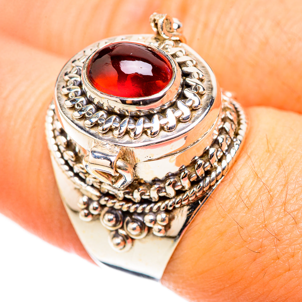 Garnet Rings handcrafted by Ana Silver Co - RING123909