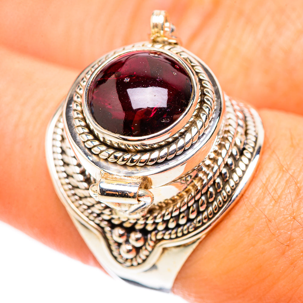 Garnet Rings handcrafted by Ana Silver Co - RING123910