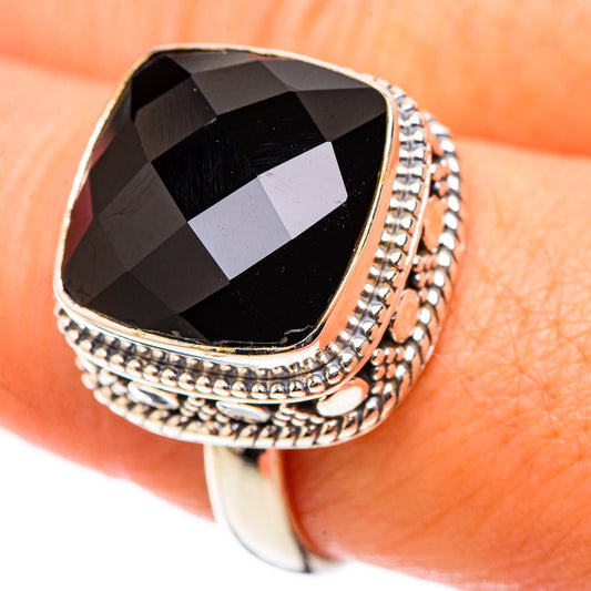 Black Onyx Rings handcrafted by Ana Silver Co - RING123914