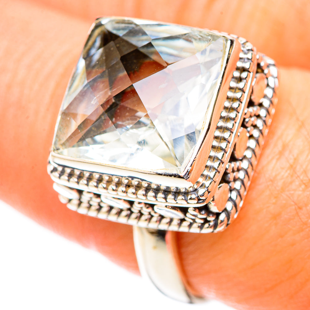 White Quartz Rings handcrafted by Ana Silver Co - RING123915