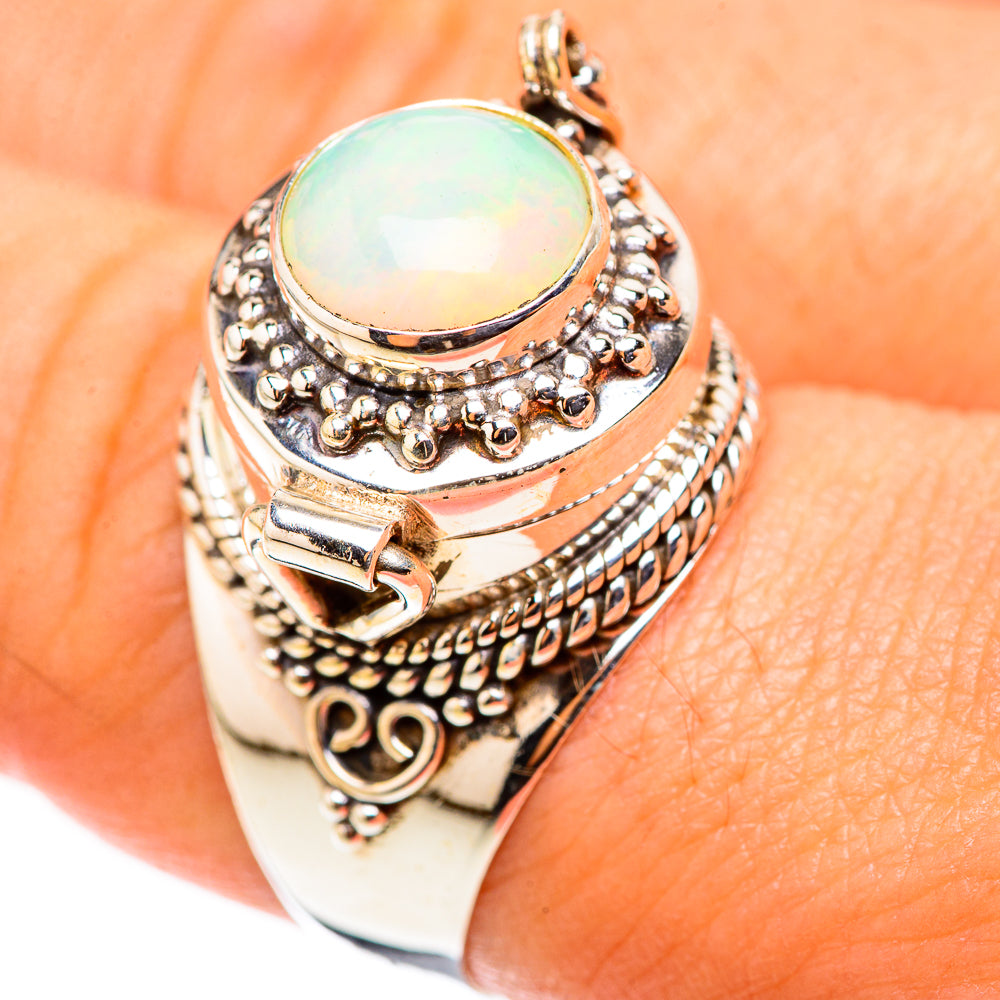 Ethiopian Opal Rings handcrafted by Ana Silver Co - RING123917