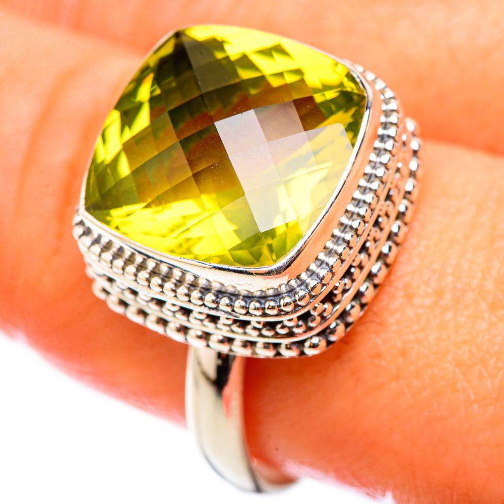 Citrine Rings handcrafted by Ana Silver Co - RING123920