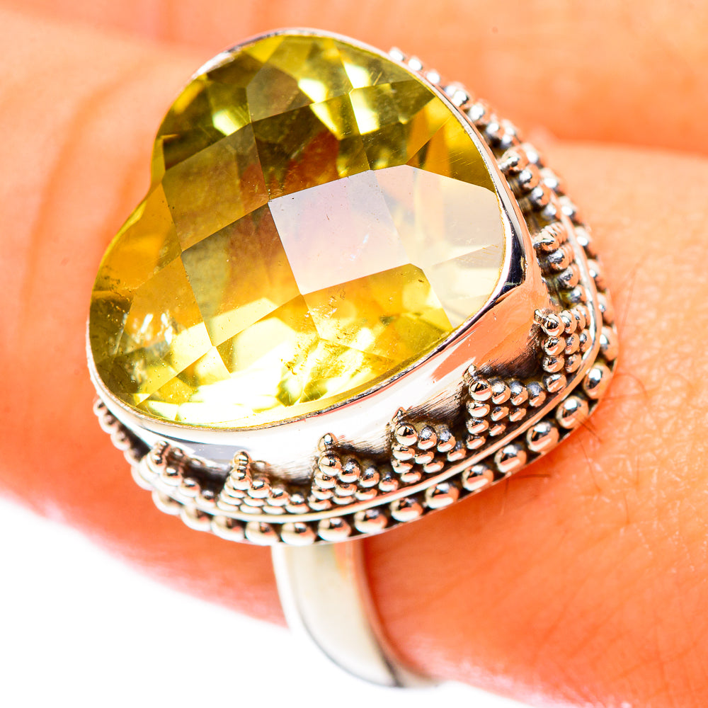 Citrine Rings handcrafted by Ana Silver Co - RING123921
