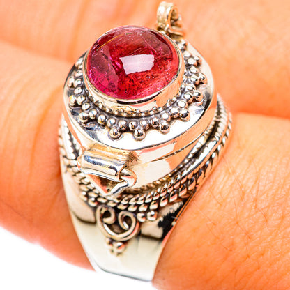 Pink Tourmaline Rings handcrafted by Ana Silver Co - RING123936