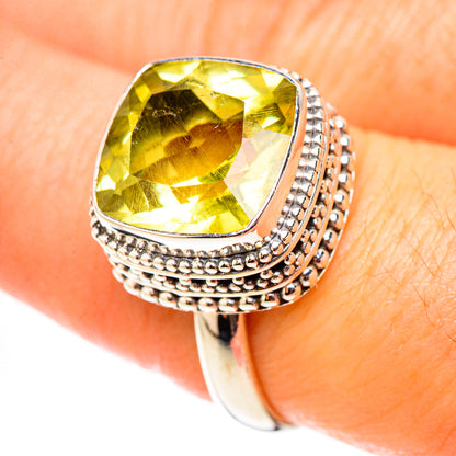 Citrine Rings handcrafted by Ana Silver Co - RING123948
