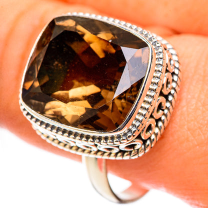 Smoky Quartz Rings handcrafted by Ana Silver Co - RING123960