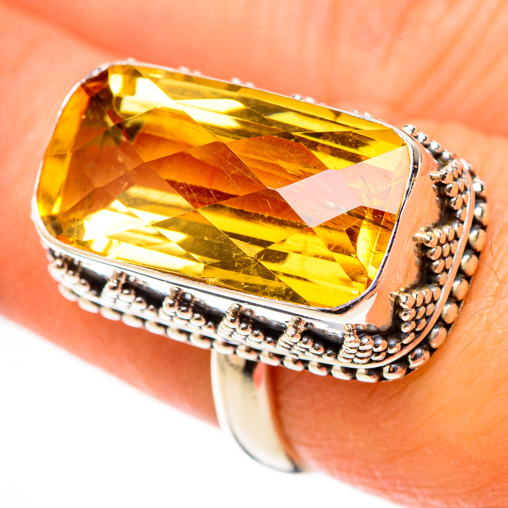 Citrine Rings handcrafted by Ana Silver Co - RING123962