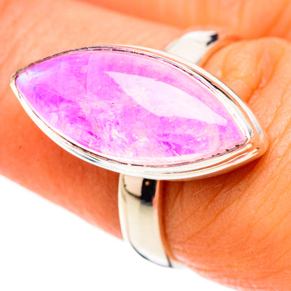 Pink Moonstone Rings handcrafted by Ana Silver Co - RING123964
