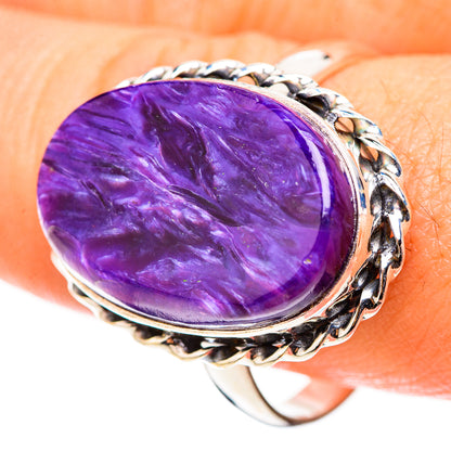 Charoite Rings handcrafted by Ana Silver Co - RING123968