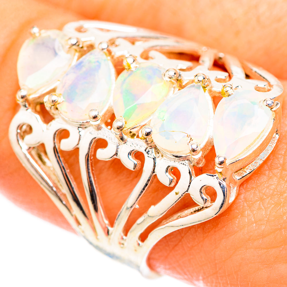Ethiopian Opal Rings handcrafted by Ana Silver Co - RING123974