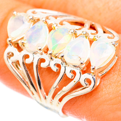 Ethiopian Opal Rings handcrafted by Ana Silver Co - RING123974