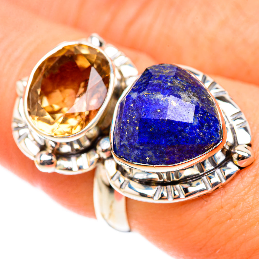 Lapis Lazuli Rings handcrafted by Ana Silver Co - RING123997