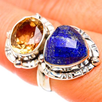 Lapis Lazuli Rings handcrafted by Ana Silver Co - RING123997