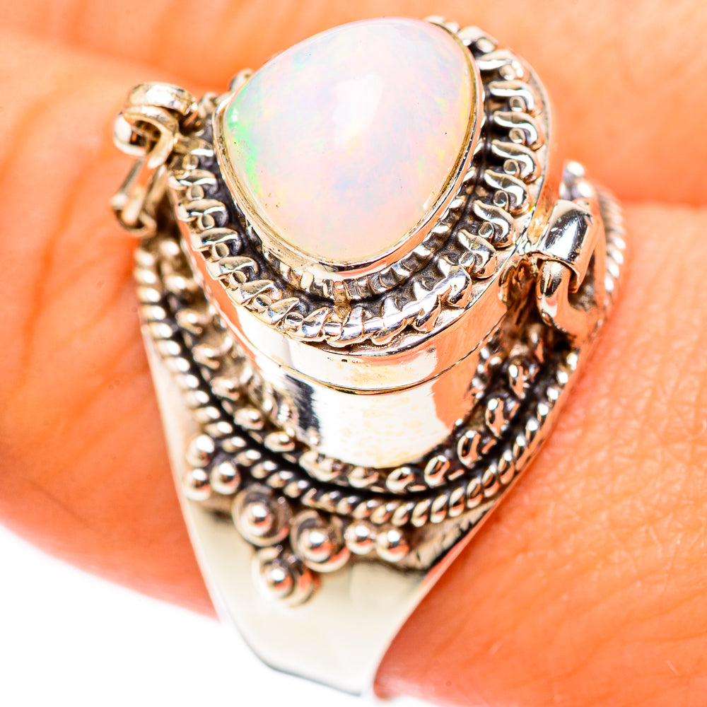 Ethiopian Opal Rings handcrafted by Ana Silver Co - RING123998
