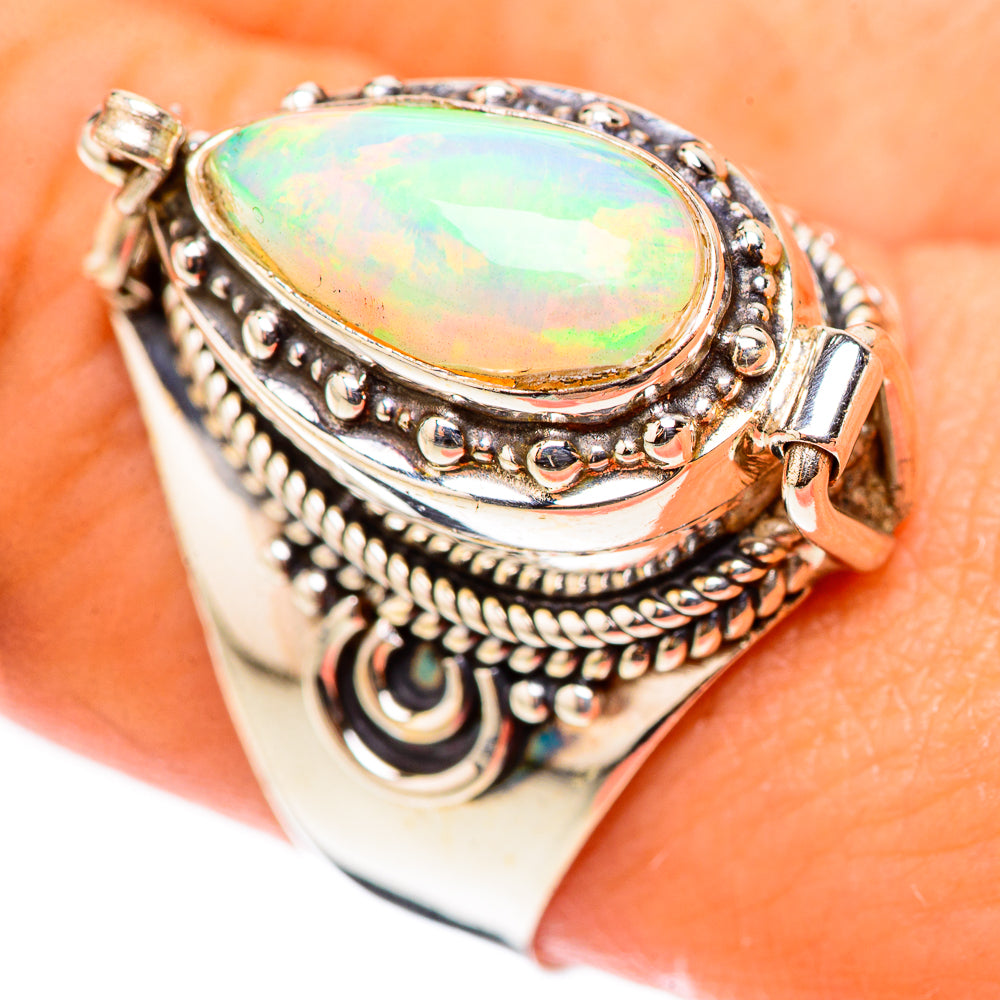 Ethiopian Opal Rings handcrafted by Ana Silver Co - RING123999