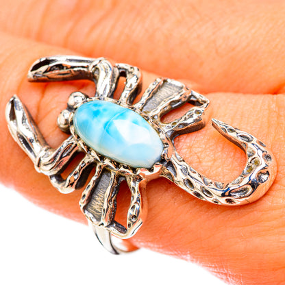 Larimar Rings handcrafted by Ana Silver Co - RING124004