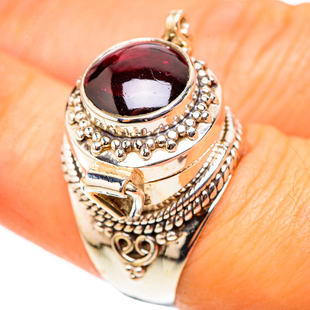 Garnet Rings handcrafted by Ana Silver Co - RING124015