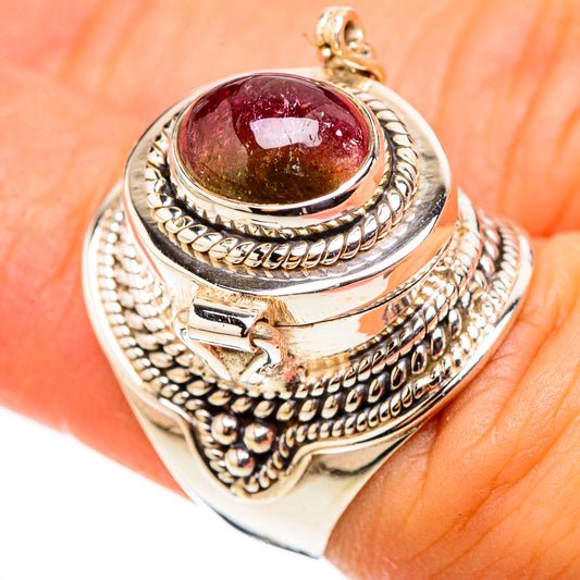 Pink Tourmaline Rings handcrafted by Ana Silver Co - RING124046