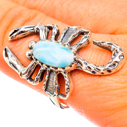 Larimar Rings handcrafted by Ana Silver Co - RING124056