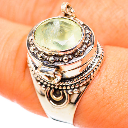 Prehnite Rings handcrafted by Ana Silver Co - RING124060