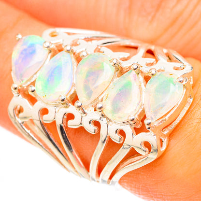 Ethiopian Opal Rings handcrafted by Ana Silver Co - RING124068