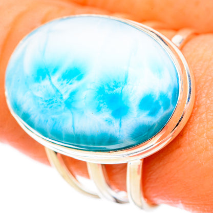 Larimar Rings handcrafted by Ana Silver Co - RING124074