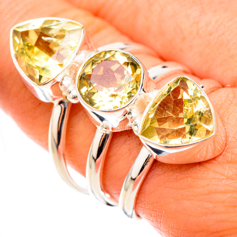Citrine Rings handcrafted by Ana Silver Co - RING124118