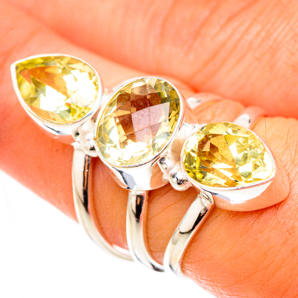 Citrine Rings handcrafted by Ana Silver Co - RING124119