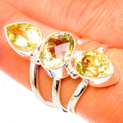 Citrine Rings handcrafted by Ana Silver Co - RING124119