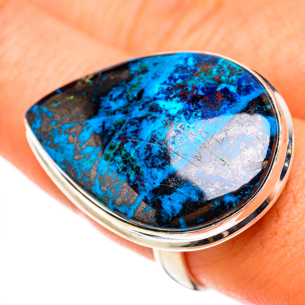 Shattuckite Rings handcrafted by Ana Silver Co - RING124127