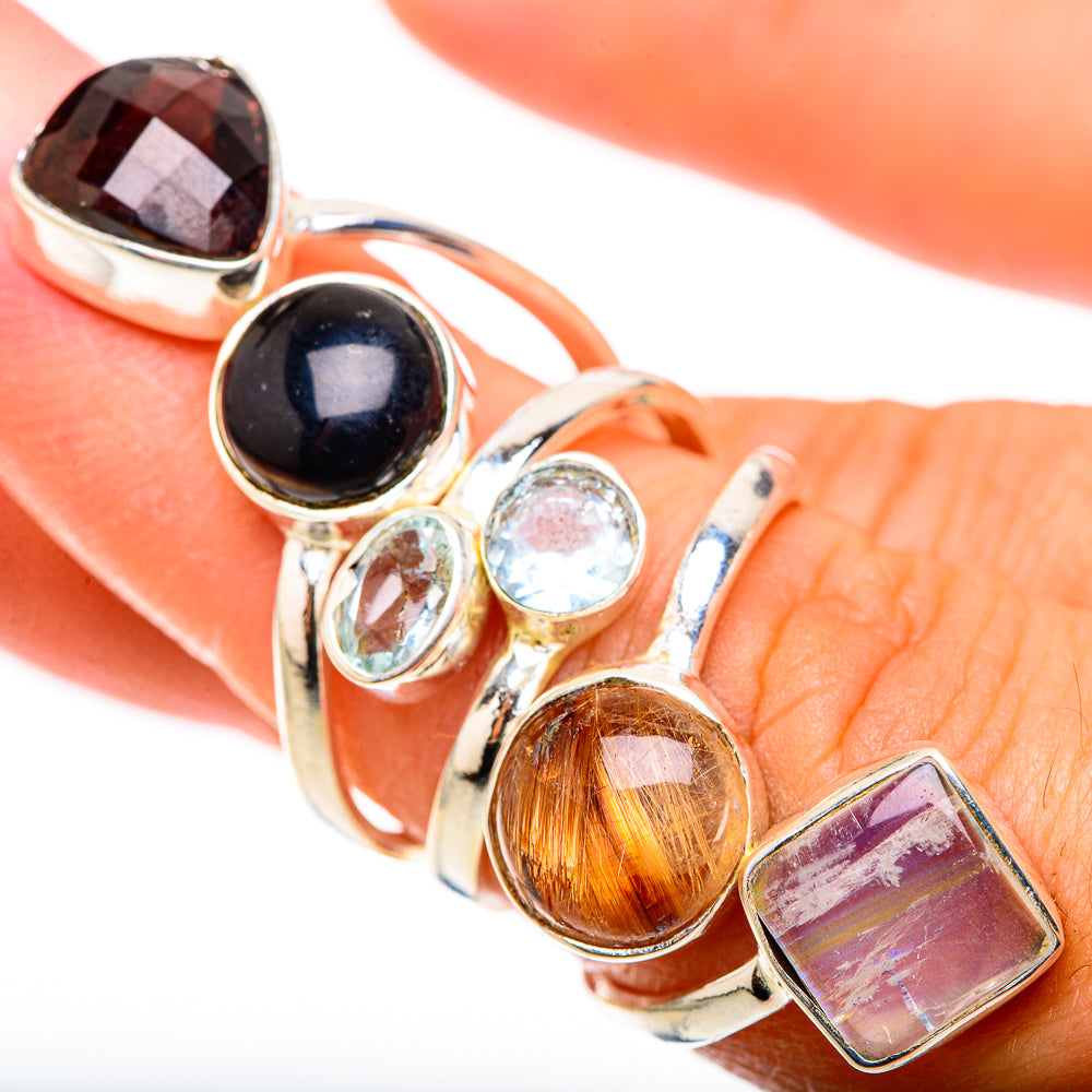 Rutilated Quartz Rings handcrafted by Ana Silver Co - RING124140