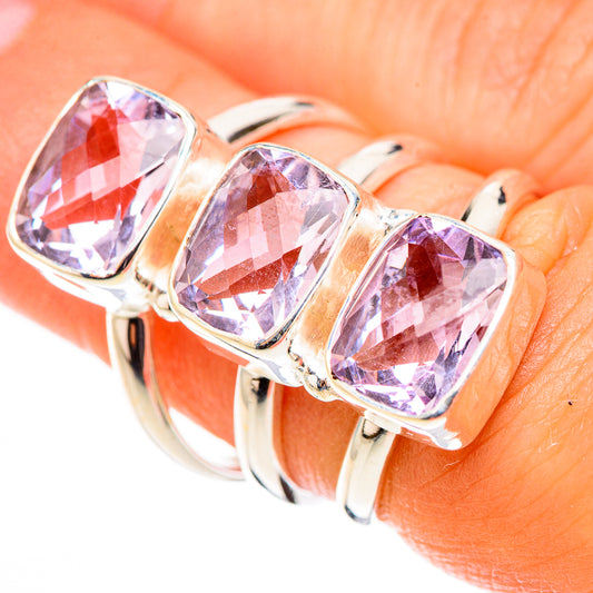 Kunzite Rings handcrafted by Ana Silver Co - RING124159