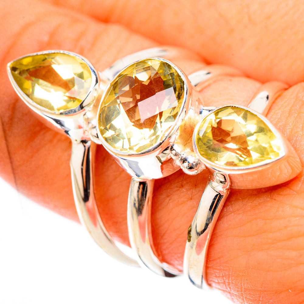 Citrine Rings handcrafted by Ana Silver Co - RING124168