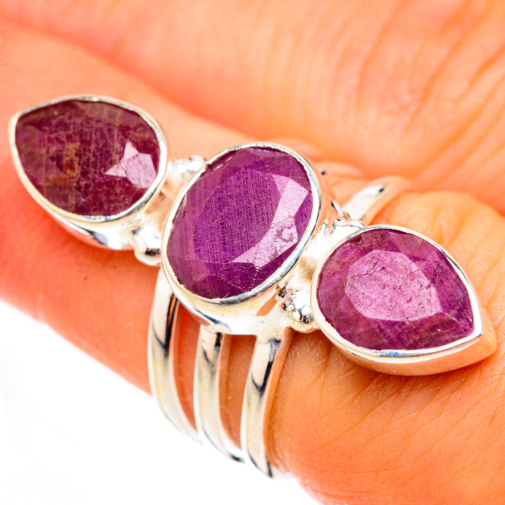 Ruby Rings handcrafted by Ana Silver Co - RING124179