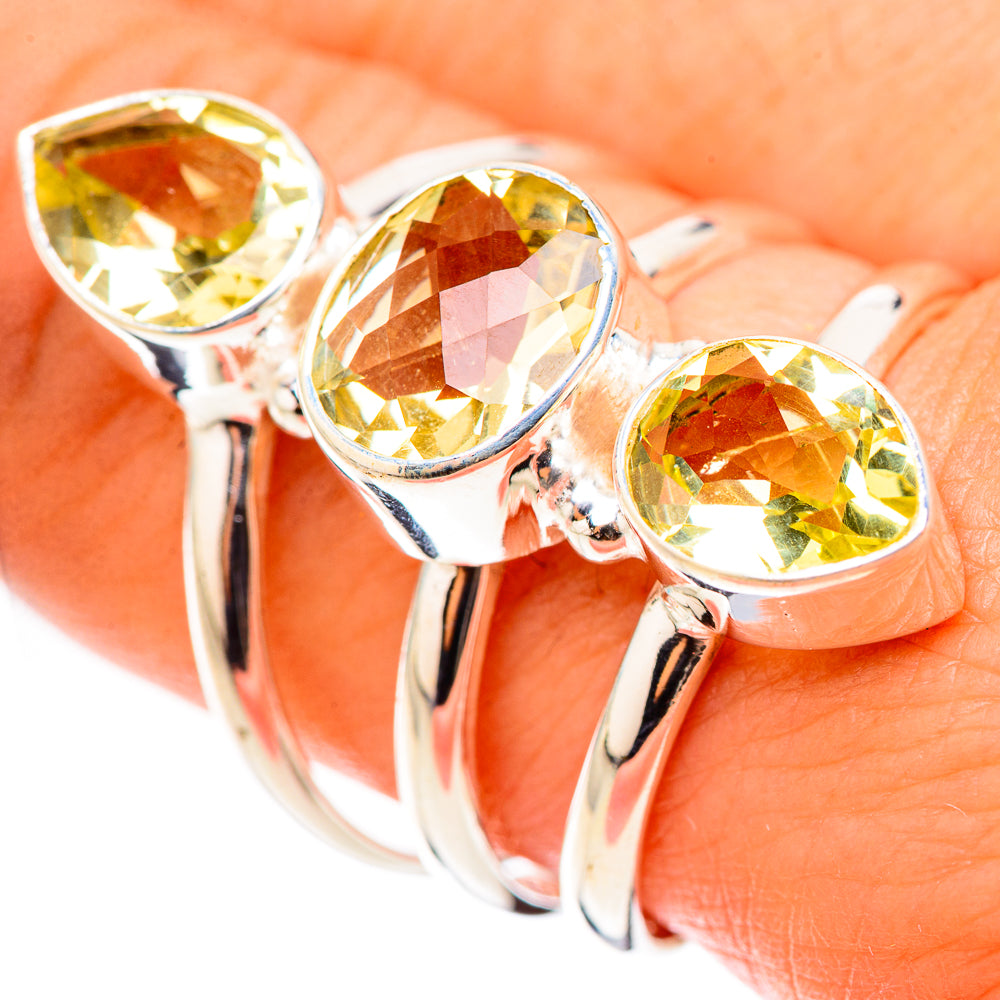 Citrine Rings handcrafted by Ana Silver Co - RING124187