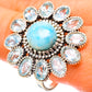 Larimar Rings handcrafted by Ana Silver Co - RING124188