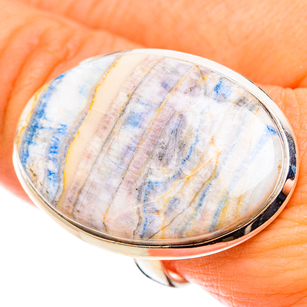 Blue Scheelite Rings handcrafted by Ana Silver Co - RING124190