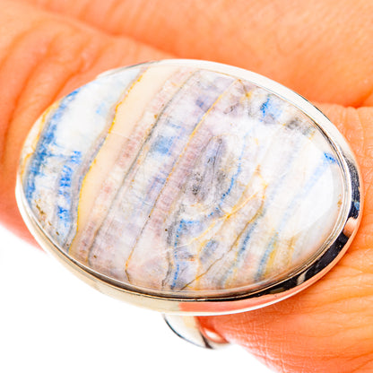 Blue Scheelite Rings handcrafted by Ana Silver Co - RING124190