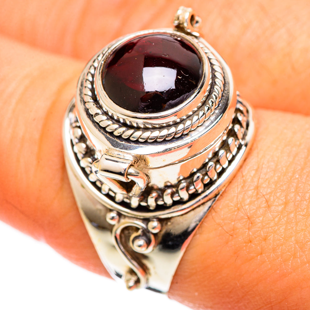 Garnet Rings handcrafted by Ana Silver Co - RING124211