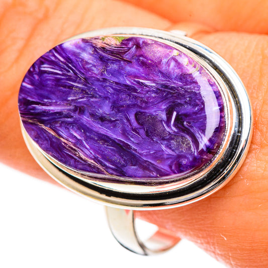 Charoite Rings handcrafted by Ana Silver Co - RING124213