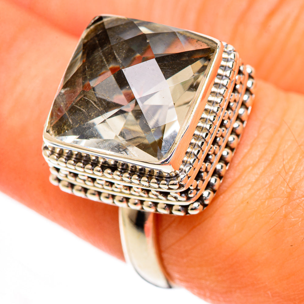 White Quartz Rings handcrafted by Ana Silver Co - RING124217