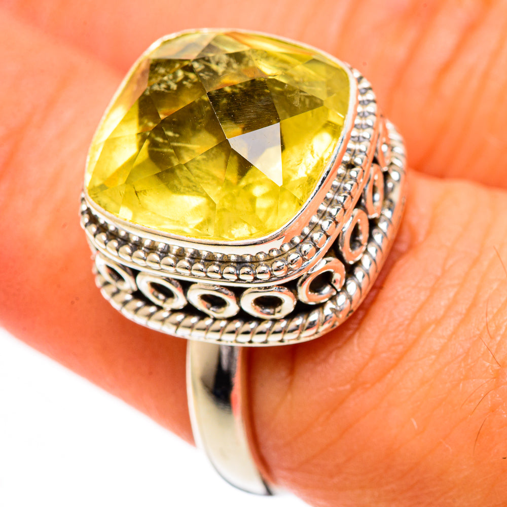 Citrine Rings handcrafted by Ana Silver Co - RING124222
