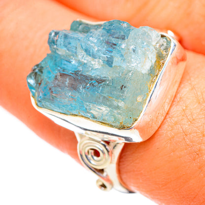 Aquamarine Rings handcrafted by Ana Silver Co - RING124223