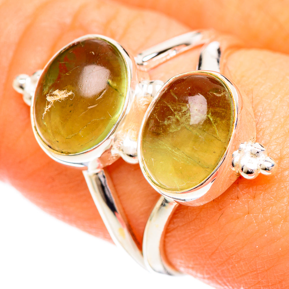Prehnite Rings handcrafted by Ana Silver Co - RING124231