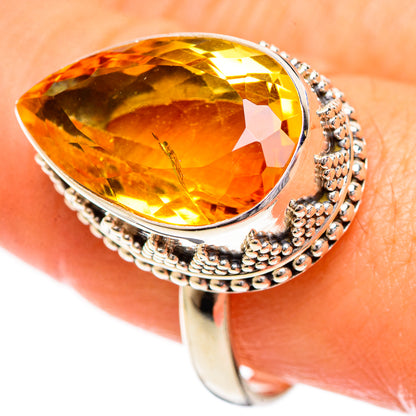 Citrine Rings handcrafted by Ana Silver Co - RING124234