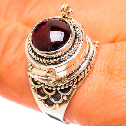 Garnet Rings handcrafted by Ana Silver Co - RING124237