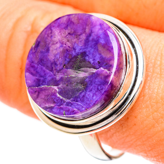Charoite Rings handcrafted by Ana Silver Co - RING124239