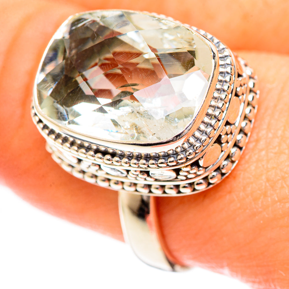 White Quartz Rings handcrafted by Ana Silver Co - RING124244