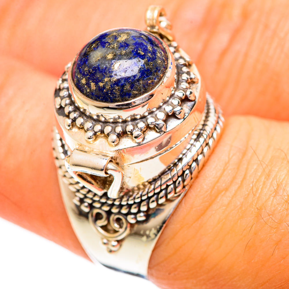 Lapis Lazuli Rings handcrafted by Ana Silver Co - RING124249