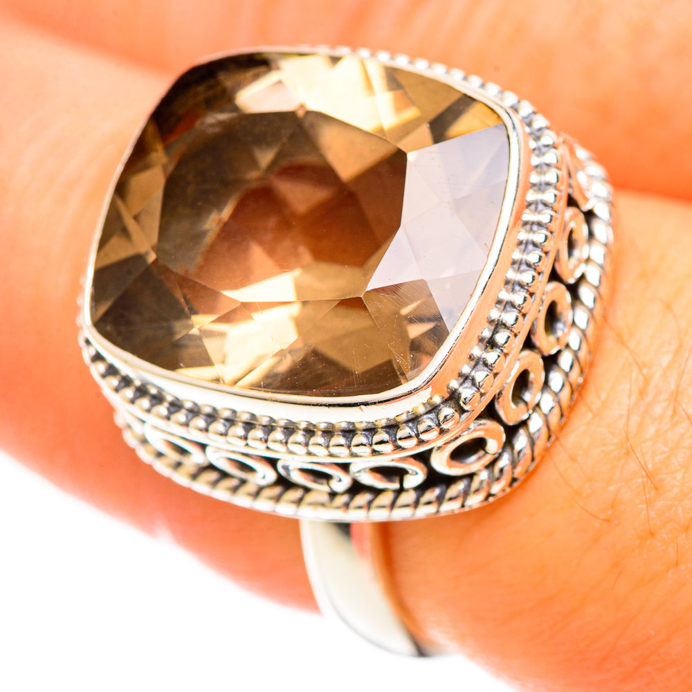 Smoky Quartz Rings handcrafted by Ana Silver Co - RING124260